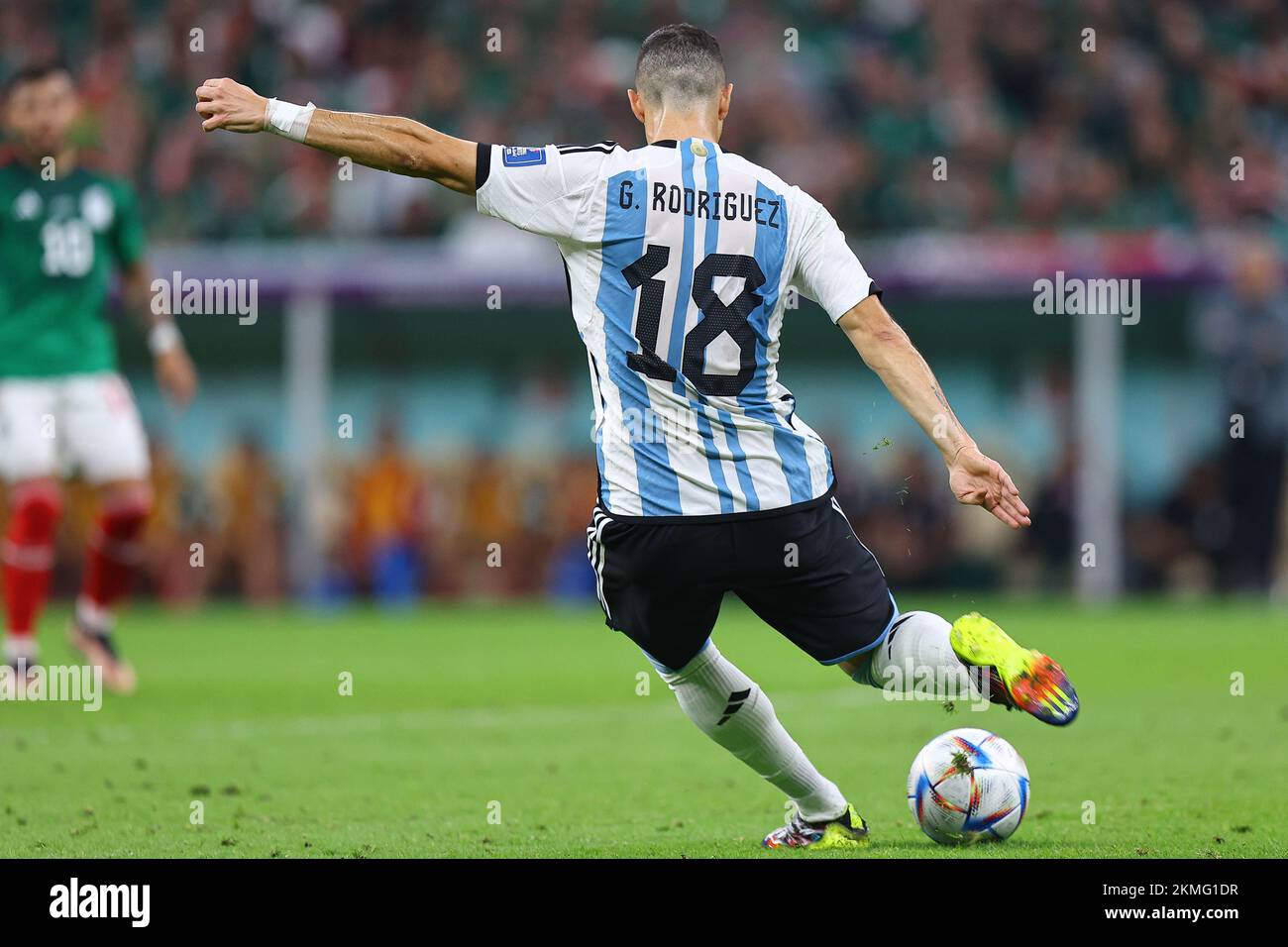 Guido Rodriguez lors de la coupe du monde de la FIFA, Qatar 2022, match