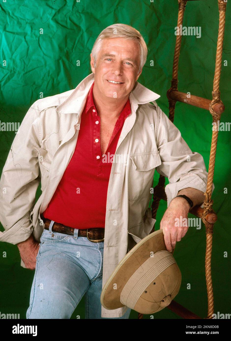 GEORGE PEPPARD dans L'Équipe A (1983), dirigé par STEPHEN J. CANNELL et FRANK LUPO. CREDIT: STEPHEN J. CANNELL PRODUCTIONS/UNIVERSAL TV / ALBUM Banque D'Images