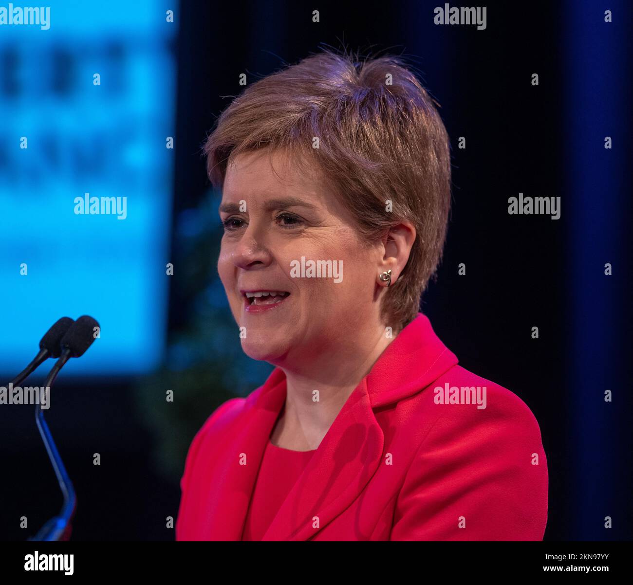 Nicola Sturgeon Premier ministre d'Écosse Banque D'Images