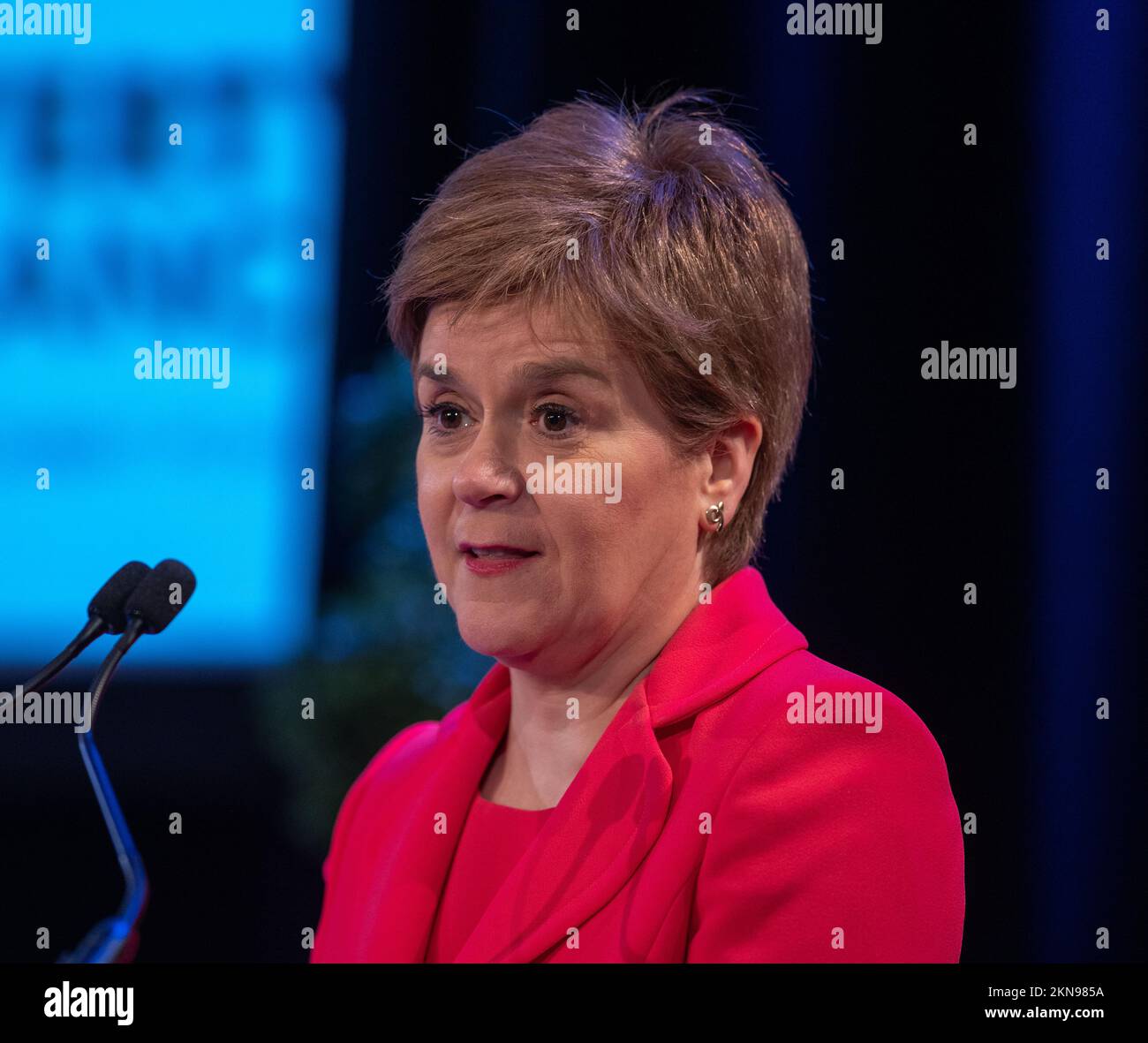 Nicola Sturgeon Premier ministre d'Écosse Banque D'Images