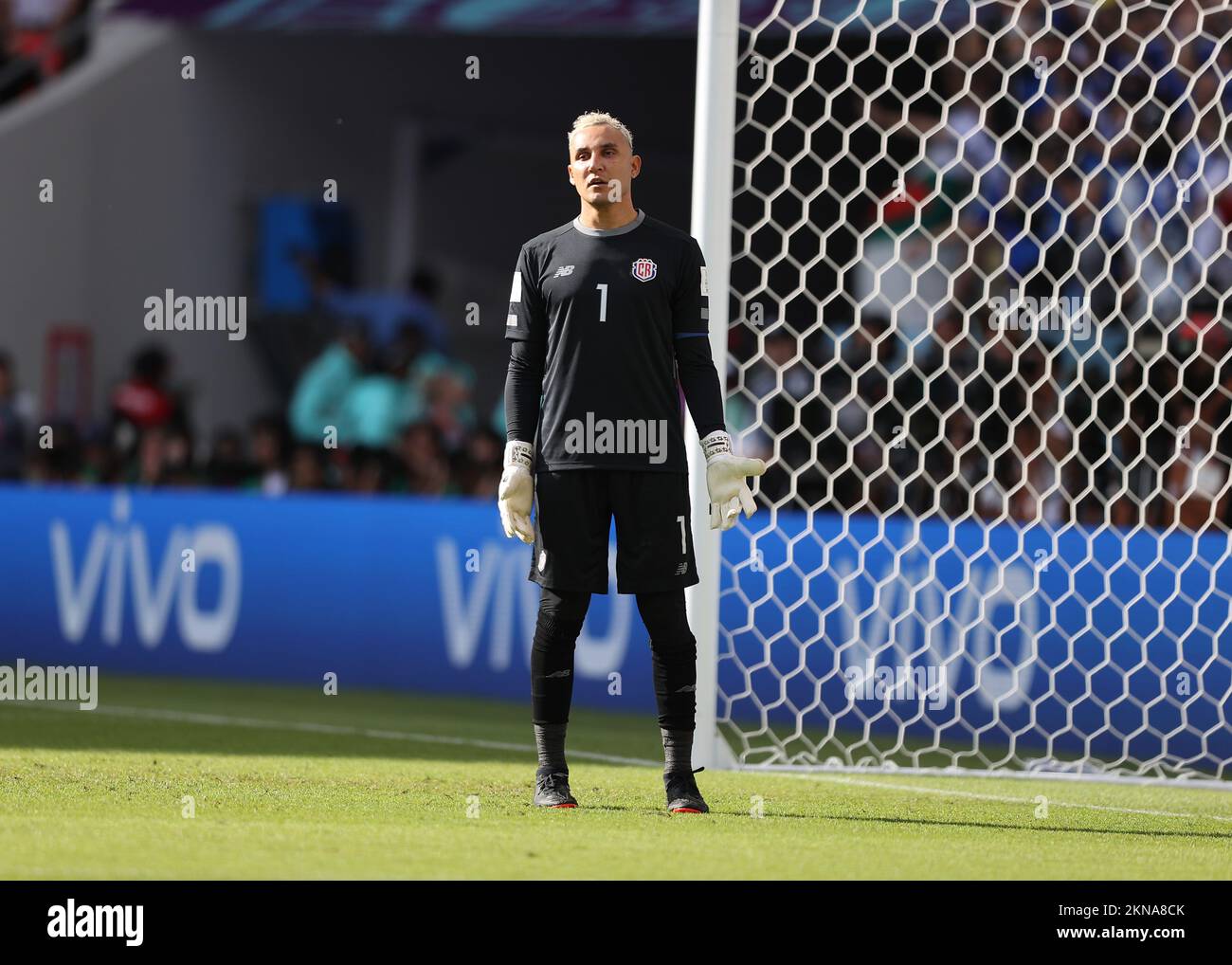 Al Rayyan, Qatar. 27th novembre 2022. 27th novembre 2022 ; Ahmed bin Ali Stadium, Al Rayyan, Qatar ; FIFA World Cup football, Japon contre Costa Rica ; Goalkeeper Keylor Navas du Costa Rica crédit : action plus Sports Images/Alamy Live News Banque D'Images