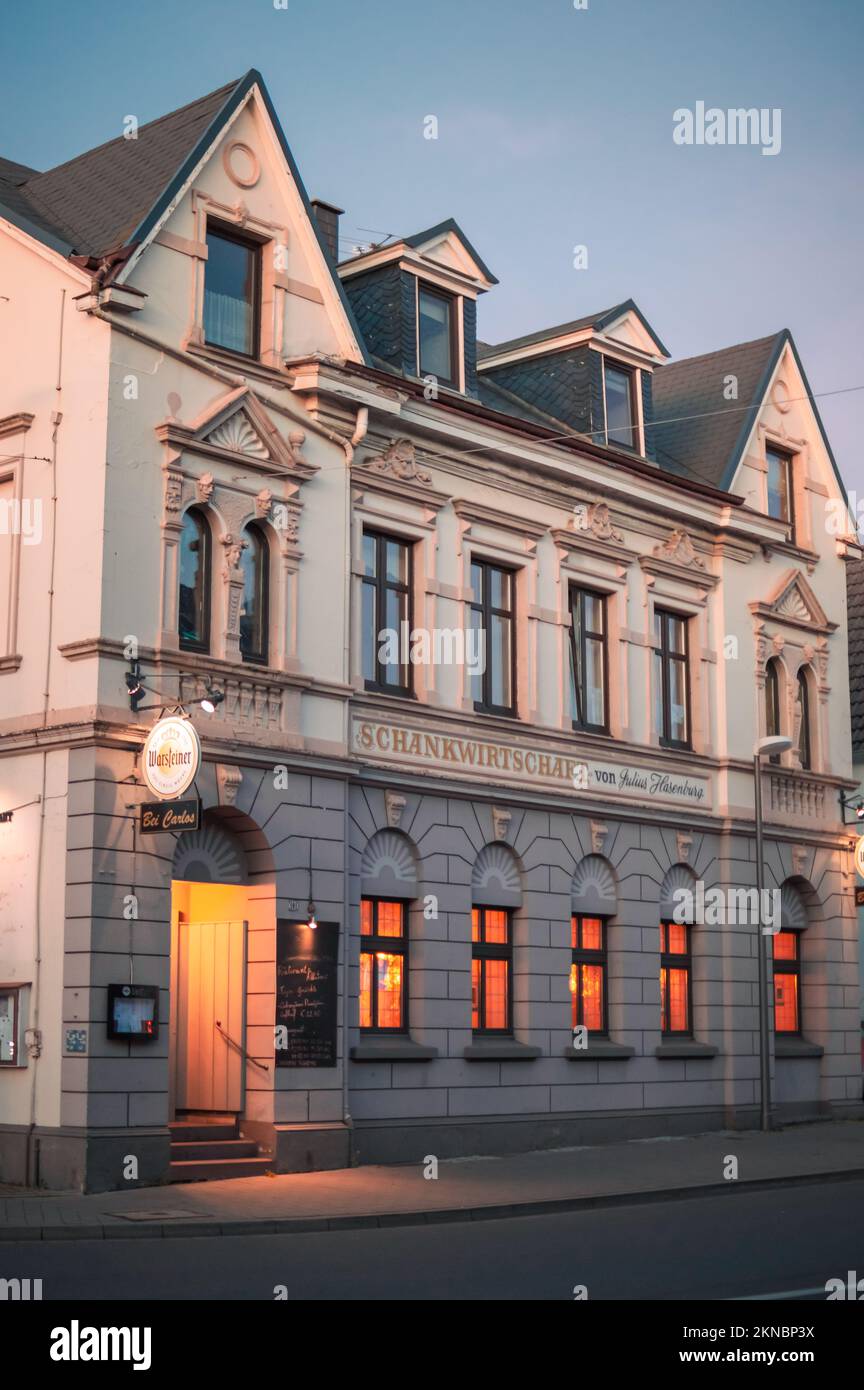 Maison à Radevormwald Rhénanie-du-Nord-Westphalie, Bergisches pays, Allemagne Banque D'Images