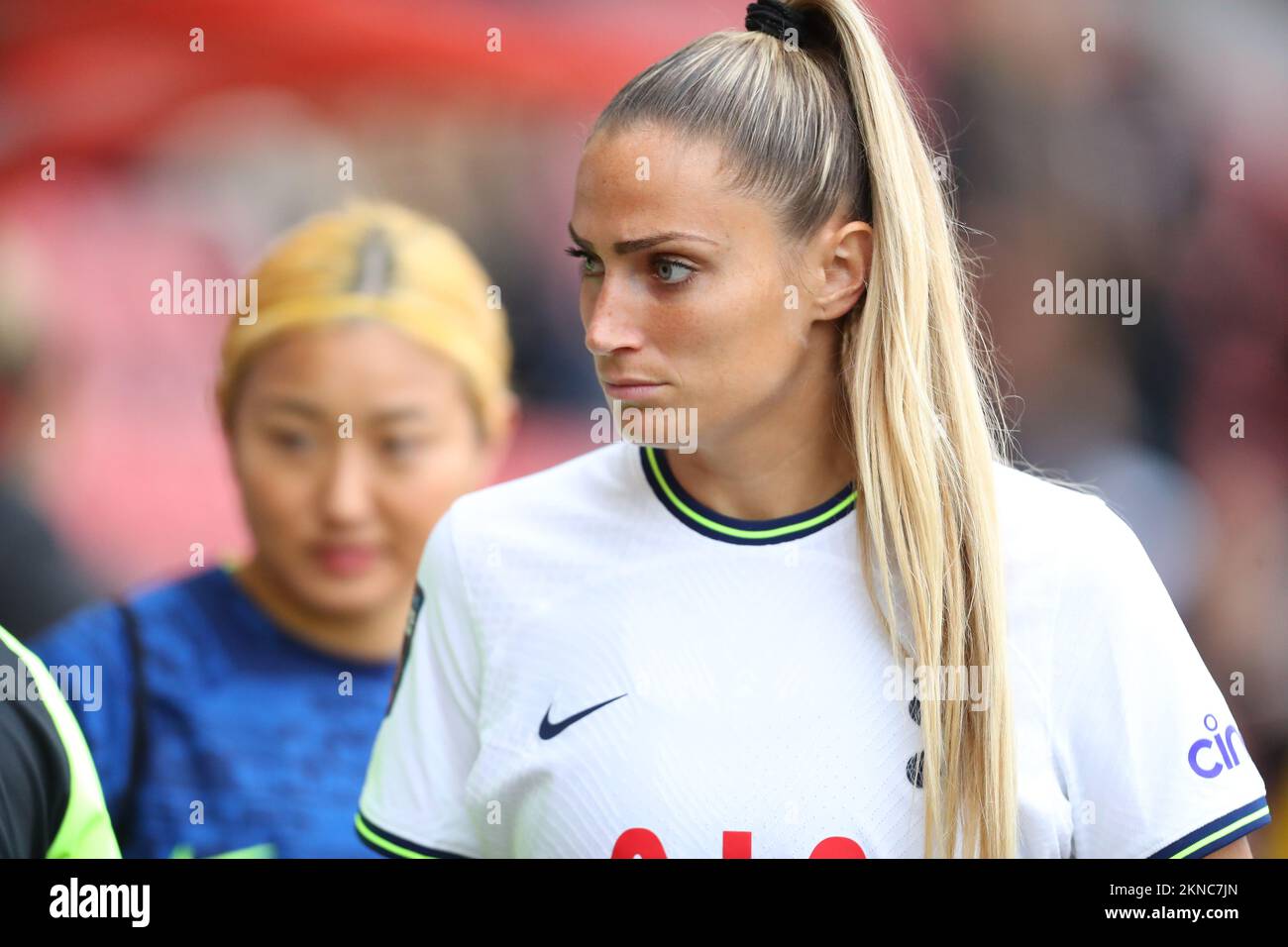 Brisbane Road, Londres, Royaume-Uni. 27th novembre 2022. Coupe de Ligue continentale pour femmes, Tottenham Hotspur versus Coventry United; Shelina Zadorsky de Tottenham Hotspur crédit: Action plus Sports/Alay Live News Banque D'Images