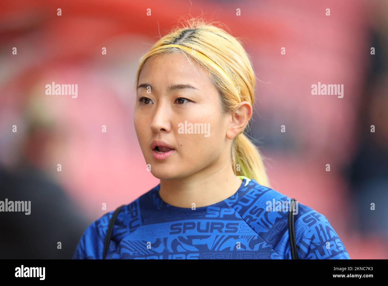 Brisbane Road, Londres, Royaume-Uni. 27th novembre 2022. Coupe Continental League pour femme, Tottenham Hotspur versus Coventry United ; Cho so-hyun of Tottenham Hotspur crédit : action plus Sports/Alay Live News Banque D'Images