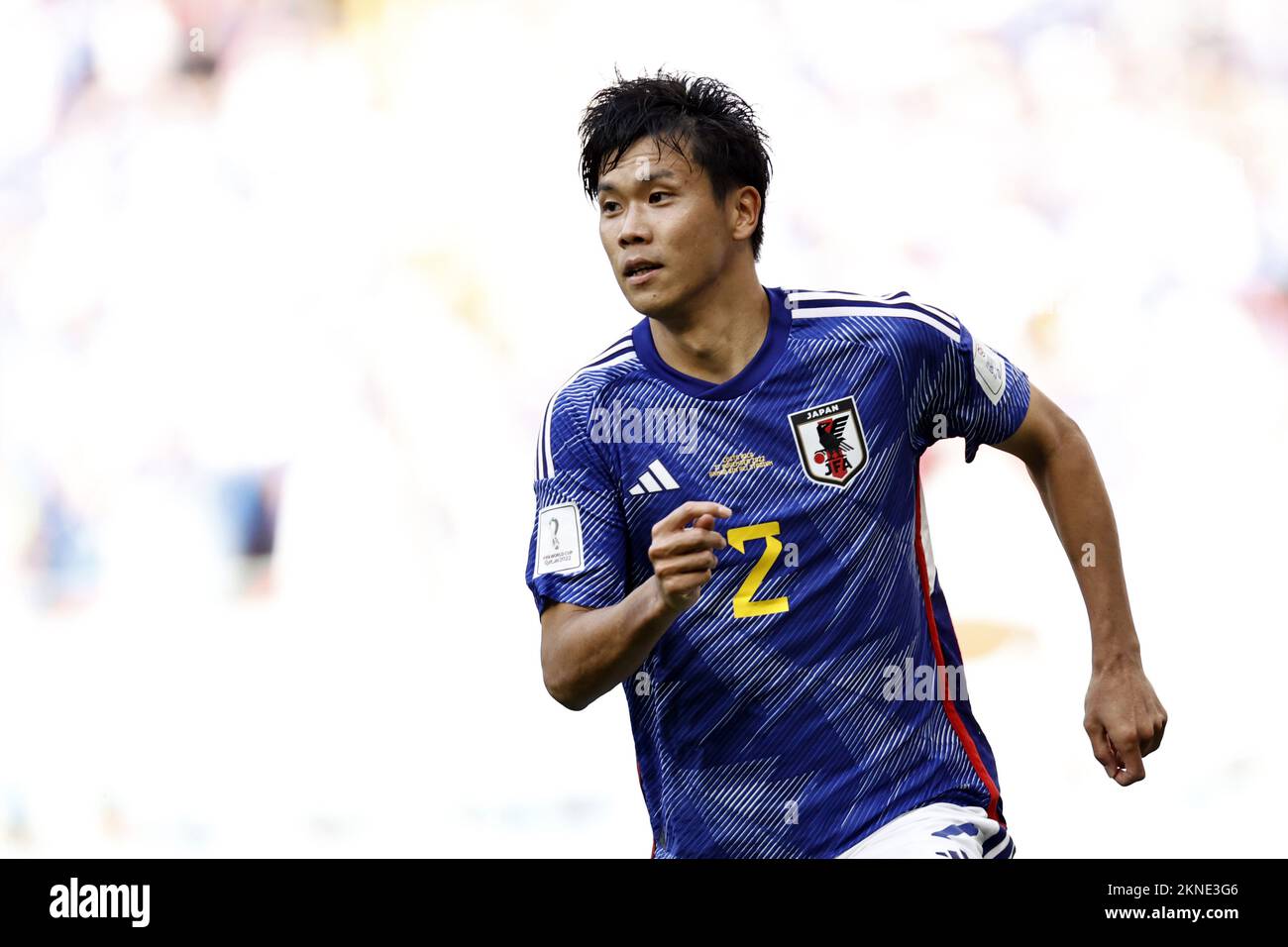 AL-RAYYAN - Miki Yamane du Japon pendant la coupe du monde de la FIFA, Qatar 2022, match de groupe E entre le Japon et le Costa Rica au stade Ahmad Bin Ali sur 27 novembre 2022 à Al-Rayyan, Qatar. AP | hauteur néerlandaise | MAURICE DE PIERRE Banque D'Images