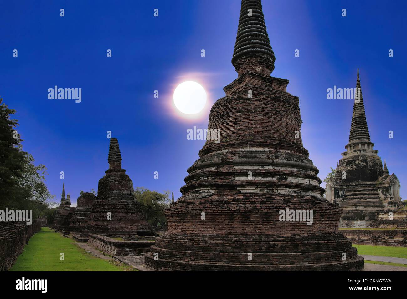 Thaïlande, Wat Phra si Sanphet (Temple du Saint, Splendid Omniscient