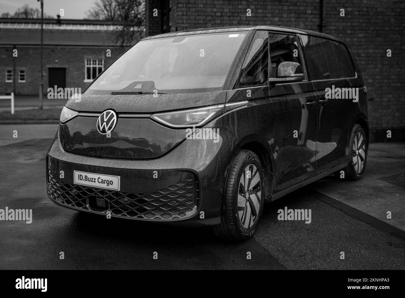 ID Volkswagen. Buzz Cargo, exposé à l'assemblée du cheval de travail tenue au Centre du patrimoine de Bicester le 27th novembre 2022 Banque D'Images
