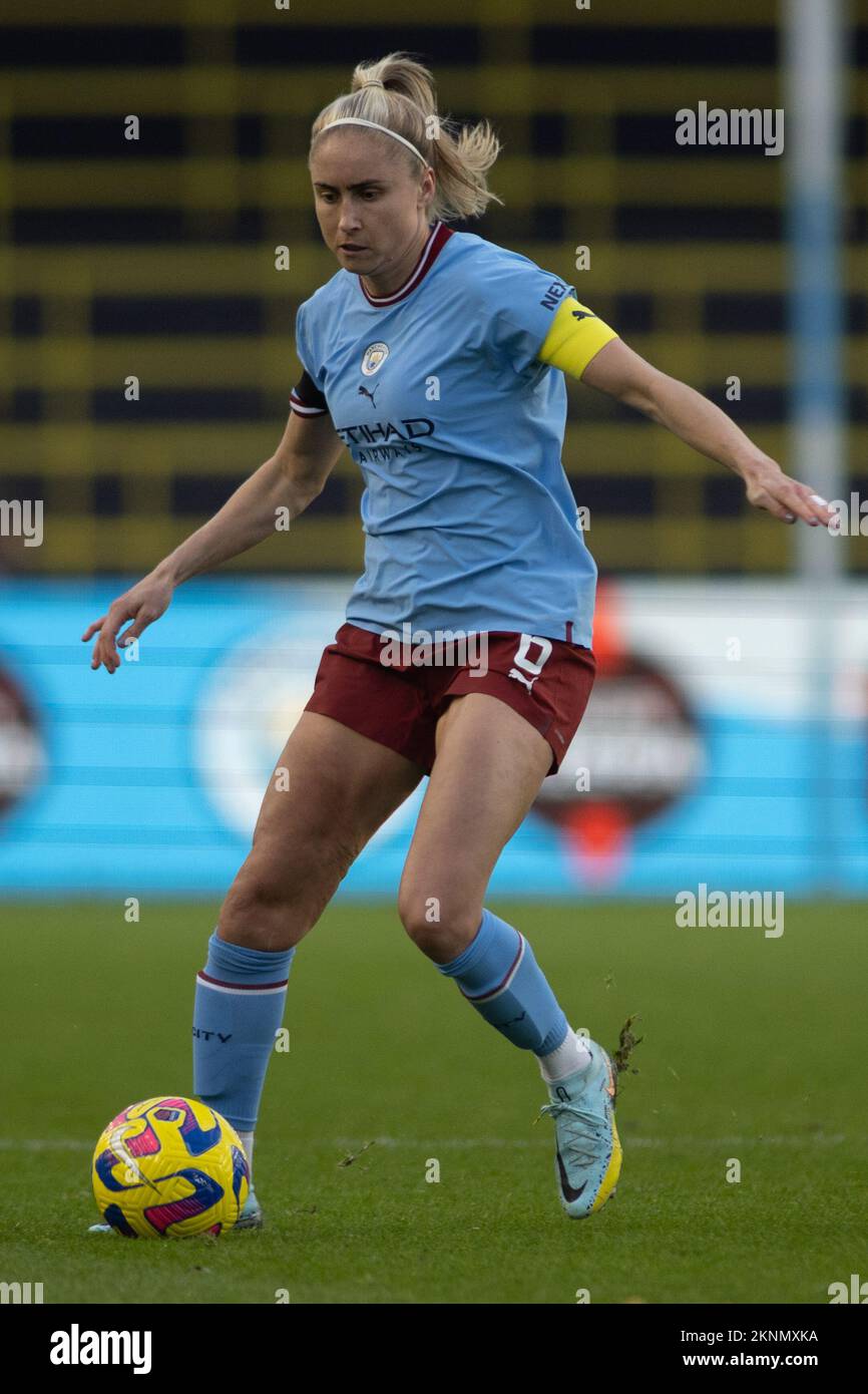 Manchester, Royaume-Uni. 27th novembre 2022. Manchester City Academy Stadium, Manchester, Greater Manchester, 27th novembre 2022 la FA WomenÕs Continental Tires League Cup Manchester City v Sunderland Steph Houghton (capitaine) de Manchester City Women crédit: Touchlinepics/Alay Live News Banque D'Images