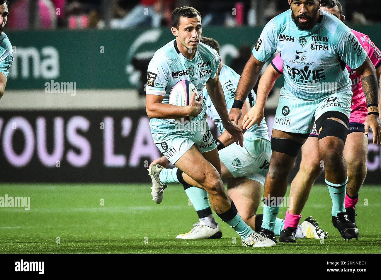 Mathieu SMAILI de Toulon lors du championnat français Top 14 des ...