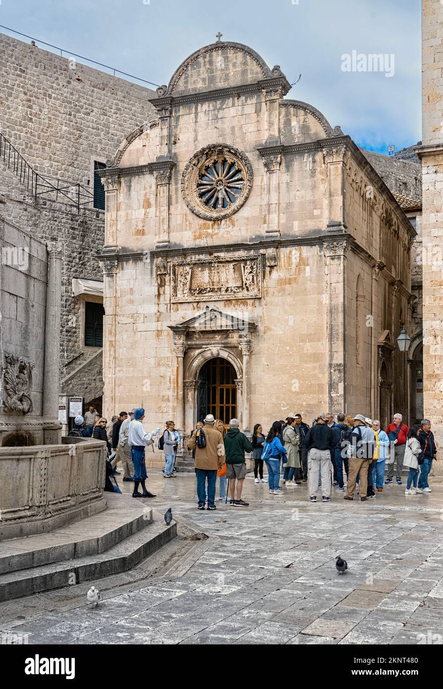 Dubrovnik l'Église du Saint-Salut, novembre 2022 Banque D'Images
