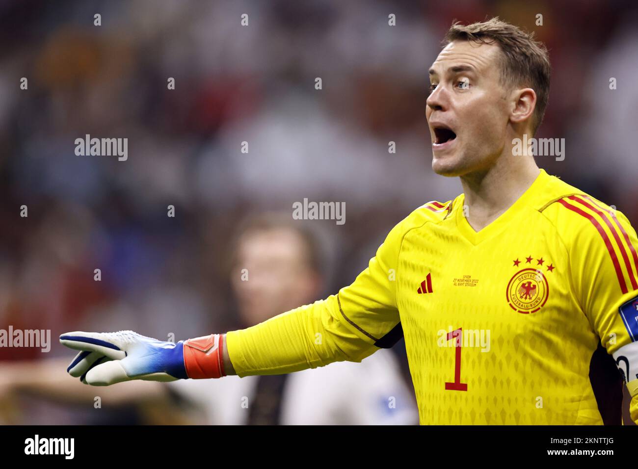 Al Khor, Qatar. 27th novembre 2022. AL KHOR gardien de but allemand