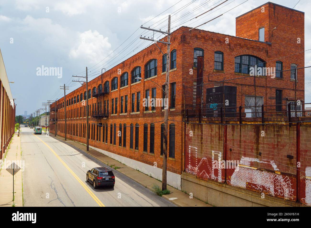 L'usine Ford Piquette 'Model T' est située dans le quartier historique industriel de Piquette Avenue de Milwaukee Junction, Detroit, Michigan, États-Unis. Banque D'Images