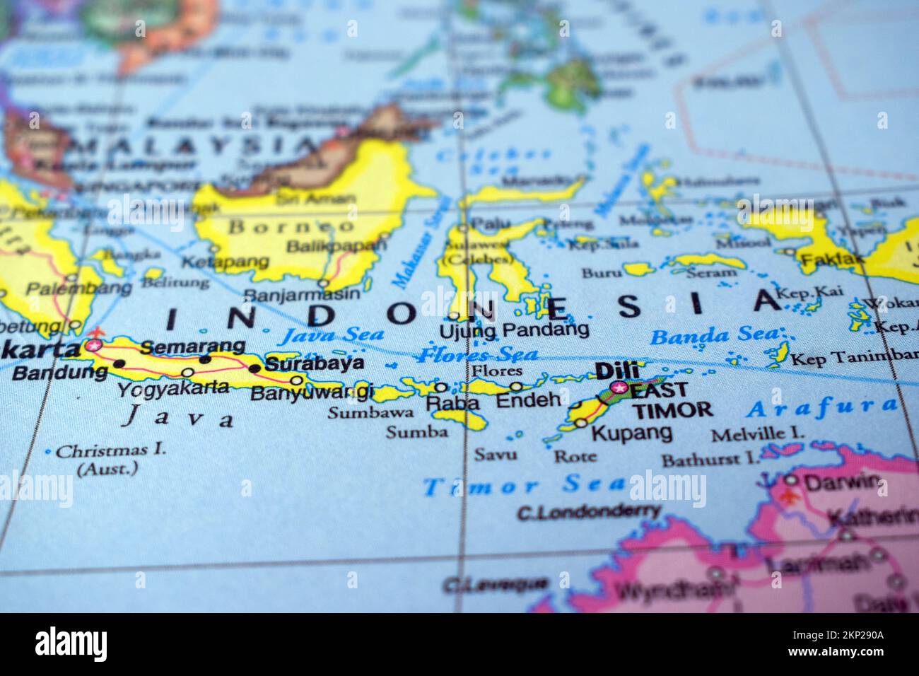 Indonesia country on map Banque de photographies et d'images à haute  résolution - Alamy