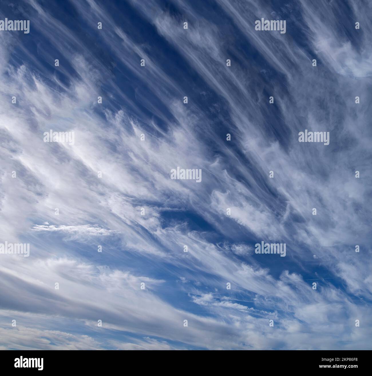 Cirrus Clouds (Cirrus), Bavière, Allemagne, Europe Banque D'Images