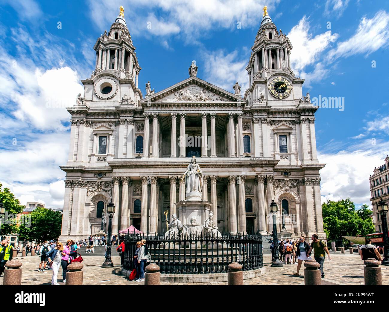 St Paul's Cathedral, Londres, City of London, Angleterre, Royaume-Uni, Grande-Bretagne, Europe Banque D'Images