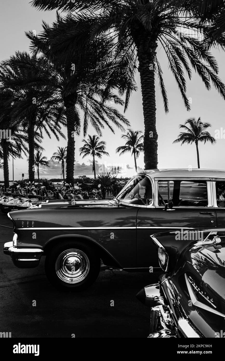 CLÉ DE VOITURE OUEST EN FLORIDE Banque D'Images