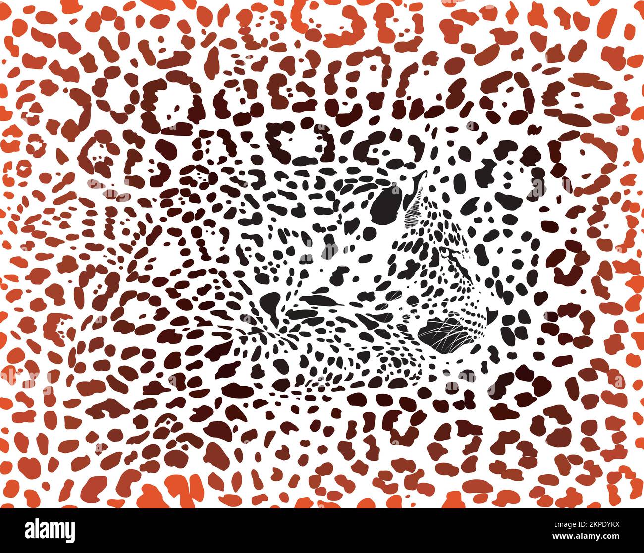 Arrière-plan de dessin animé Jaguar sans couture Illustration de Vecteur