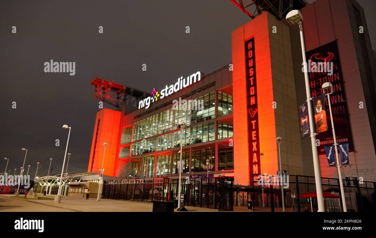 NRG Stadium Houston - stade de l'équipe de football des Houston Texans - HOUSTON, ÉTATS-UNIS - 02 NOVEMBRE 2022 Banque D'Images