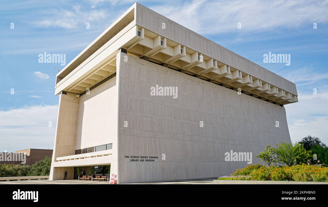LBJ Lyndon Baines Johnson Library and Museum à Austin - AUSTIN, ÉTATS-UNIS - 31 OCTOBRE 2022 Banque D'Images