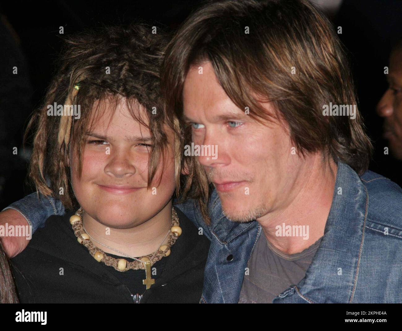 Kevin bacon and son travis bacon Banque de photographies et d’images à