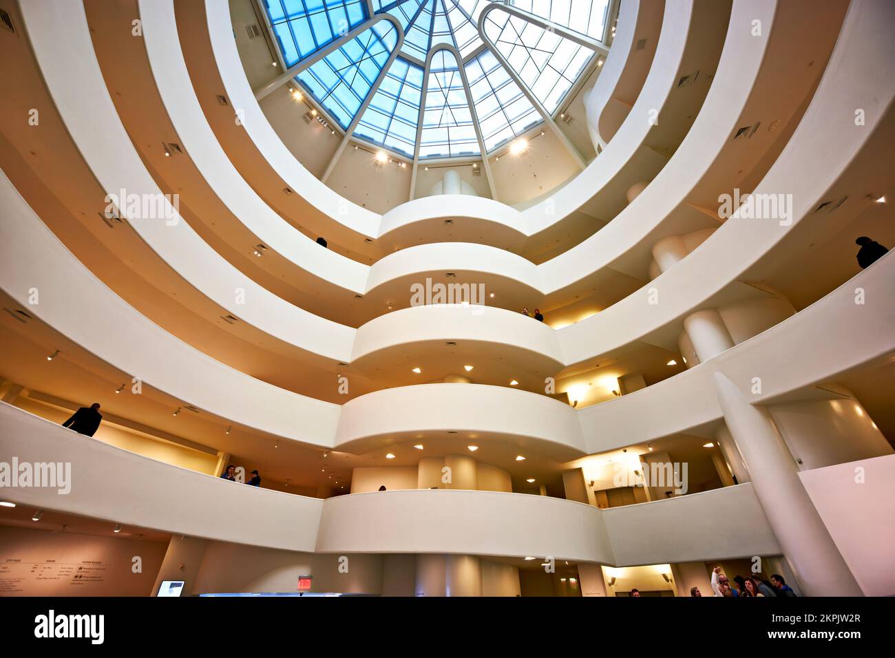 New York. Manhattan. États-Unis. Musée Solomon R. Guggenheim Banque D'Images