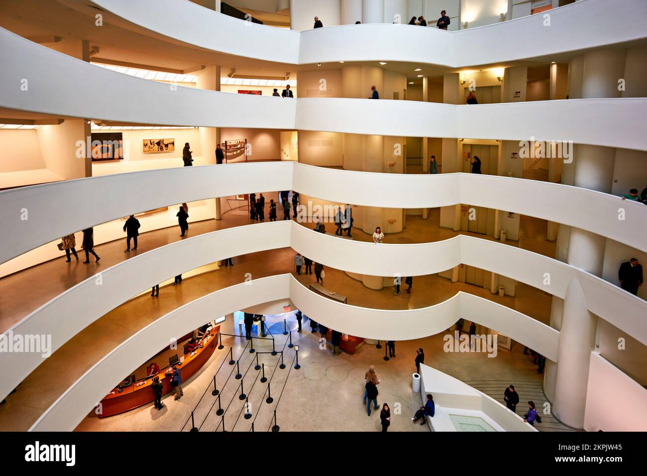 New York. Manhattan. États-Unis. Musée Solomon R. Guggenheim Banque D'Images