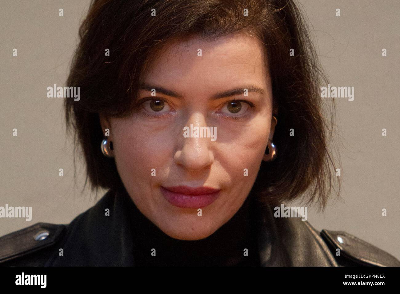 Turin, Italie. 28th novembre 2022. L'actrice Kiera Morgan à la conférence de presse de 'Deams Live in Treess' (I sogni abitano gli alberi) au 2022 Torino film Festival. Credit: Marco Destefanis/Alamy Live News Banque D'Images