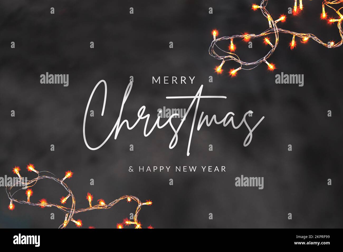 Joyeux Noël et Bonne Année Banque D'Images