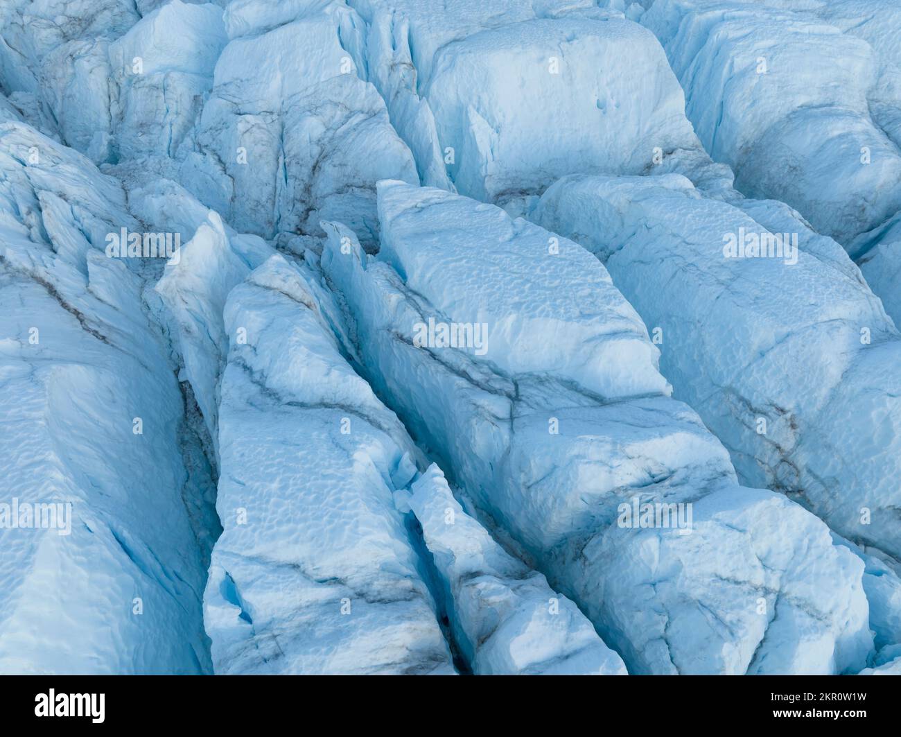 texture de la surface des icebergs en vue centiale Banque D'Images