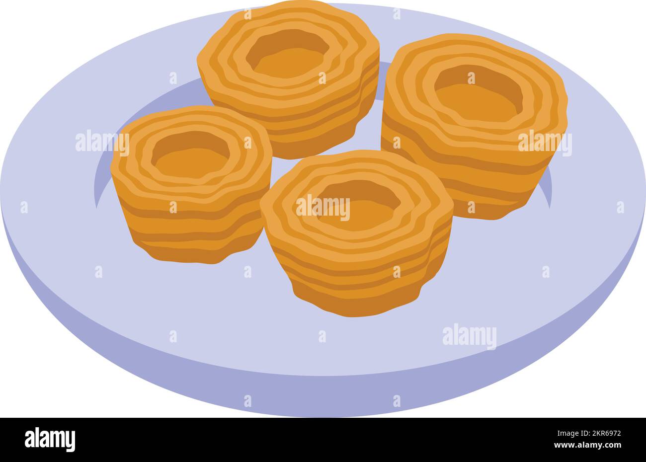 Vecteur isométrique de l'icône de la nourriture des pâtes. Portugal cuisine. Plat repas Illustration de Vecteur