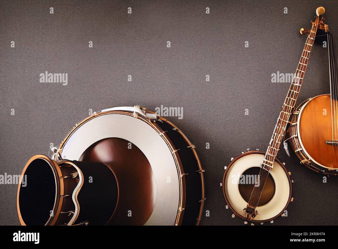 Apprendre à jouer du banjo Banque de photographies et d'images à haute  résolution - Alamy
