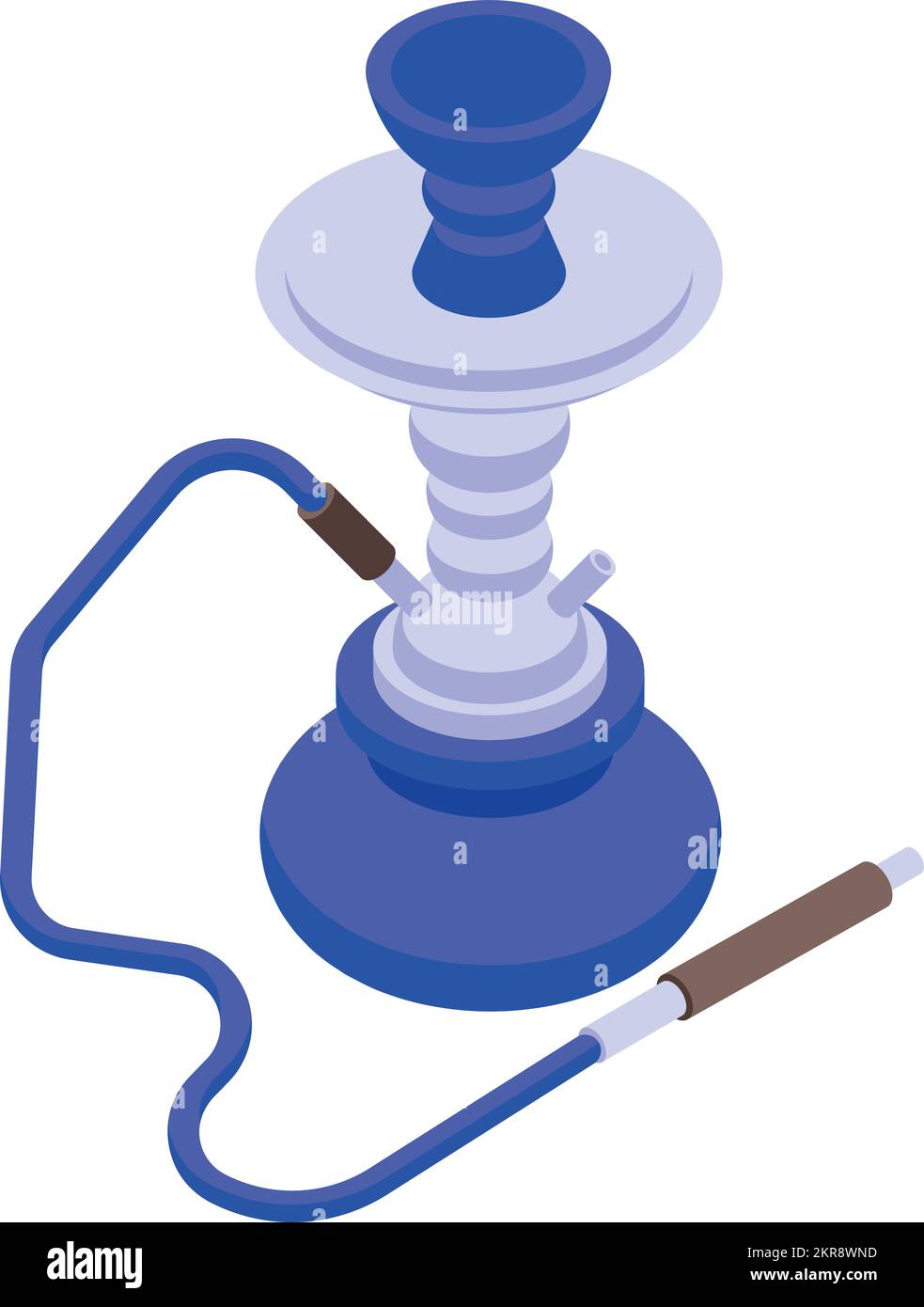 Vecteur isométrique de l'icône de l'ankylostome. Désert bédouin. Camp de tente Illustration de Vecteur