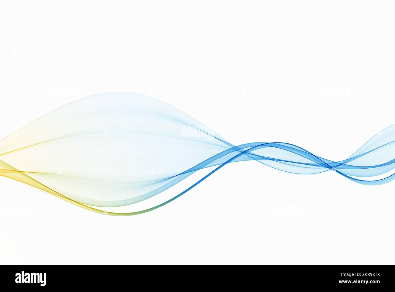 Bleu vecteur résumé fond vague fluide fumé, transparent Illustration de Vecteur