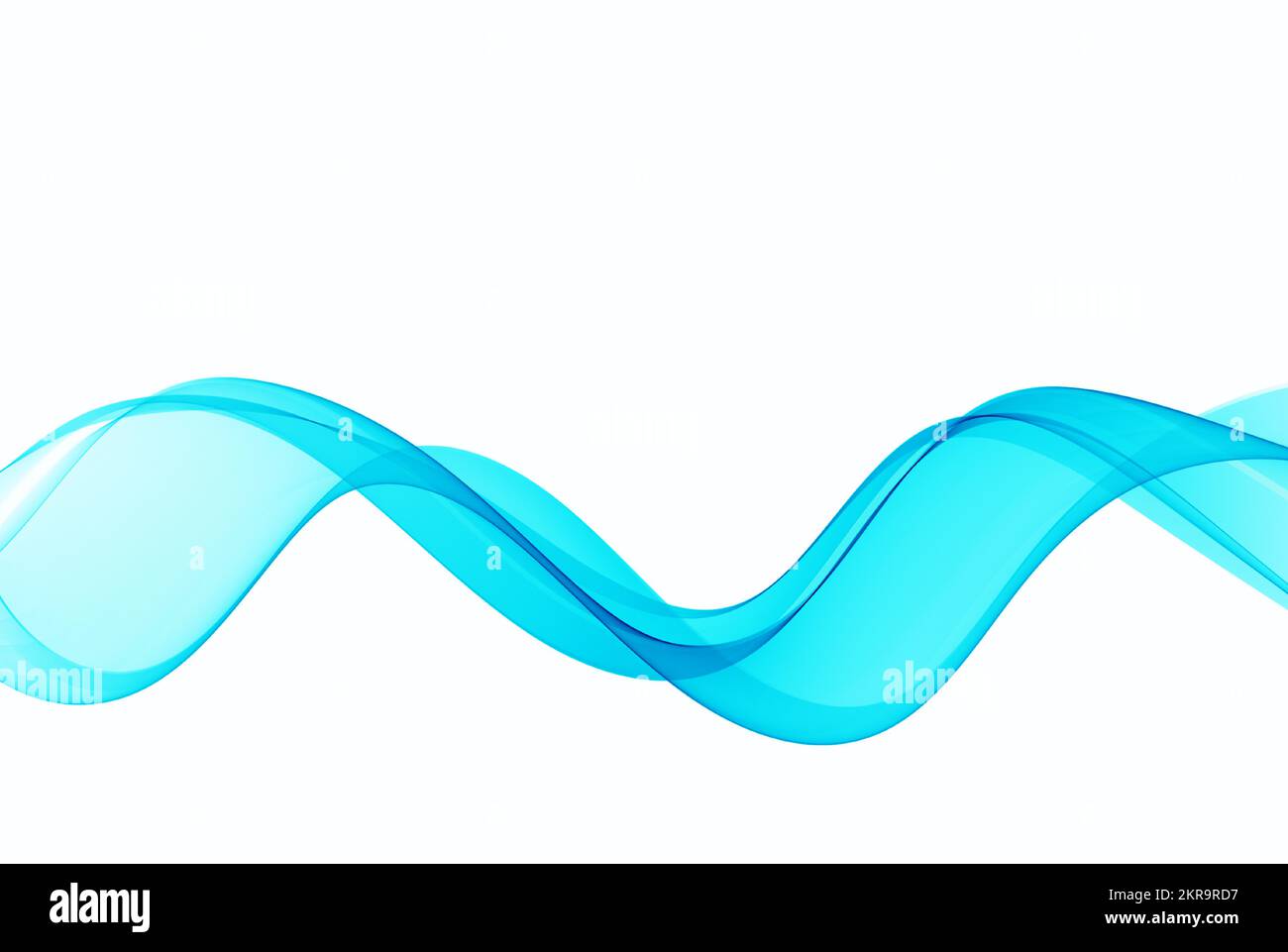 Bleu vecteur résumé fond vague fluide fumé, transparent Illustration de Vecteur