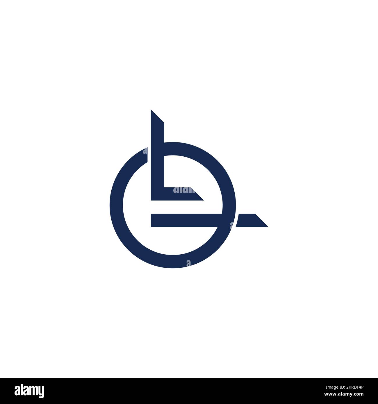lettre ou simple géométrique ligne logo vecteur Illustration de Vecteur