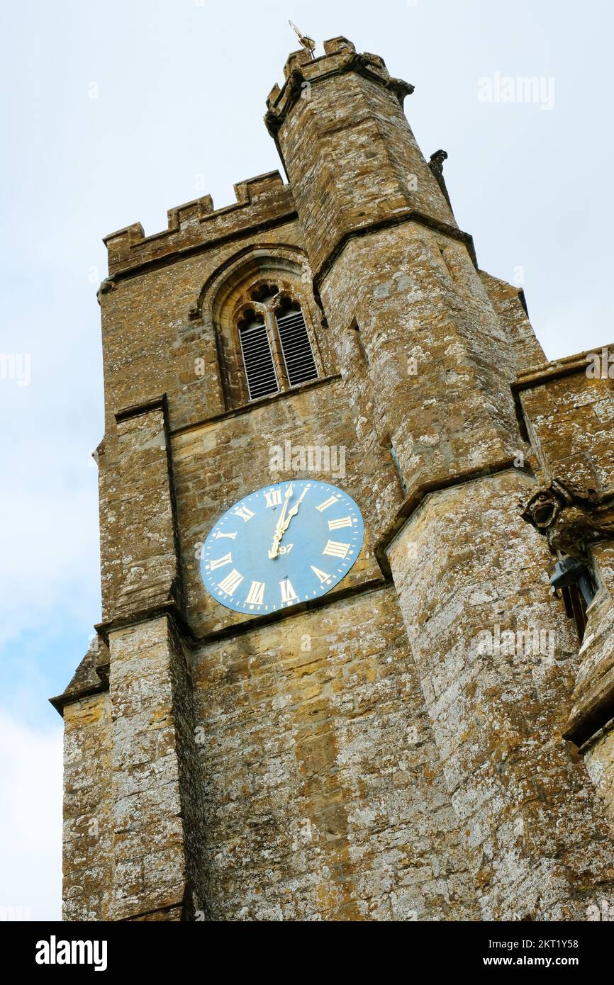 The Church Tower à Netherbury, Dorset, Royaume-Uni - John Gollop Banque D'Images