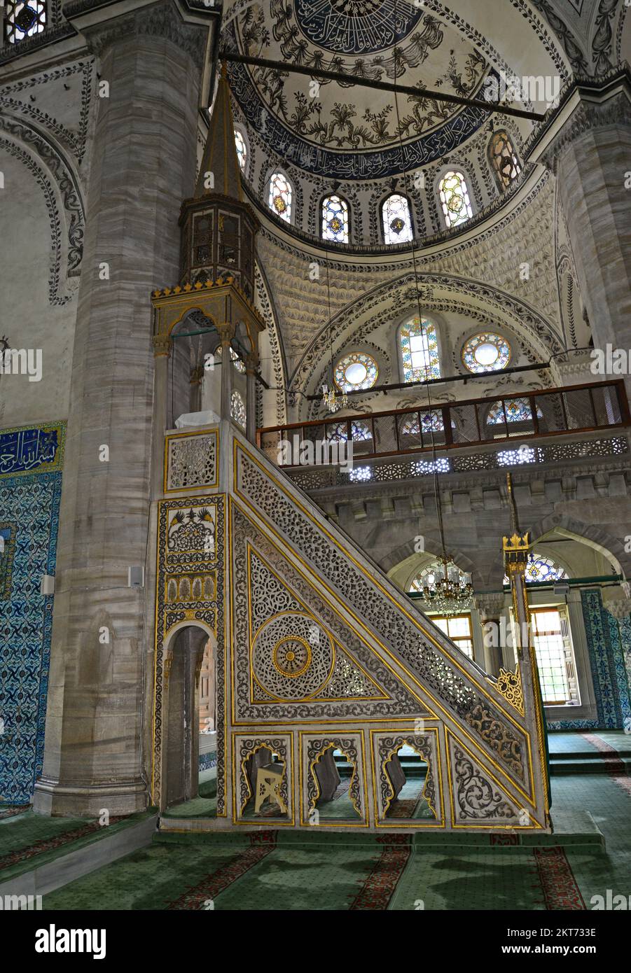 La mosquée et le complexe Hekimoglu Ali Pasha, situés à Istanbul, en Turquie, ont été construits en 1735. Banque D'Images