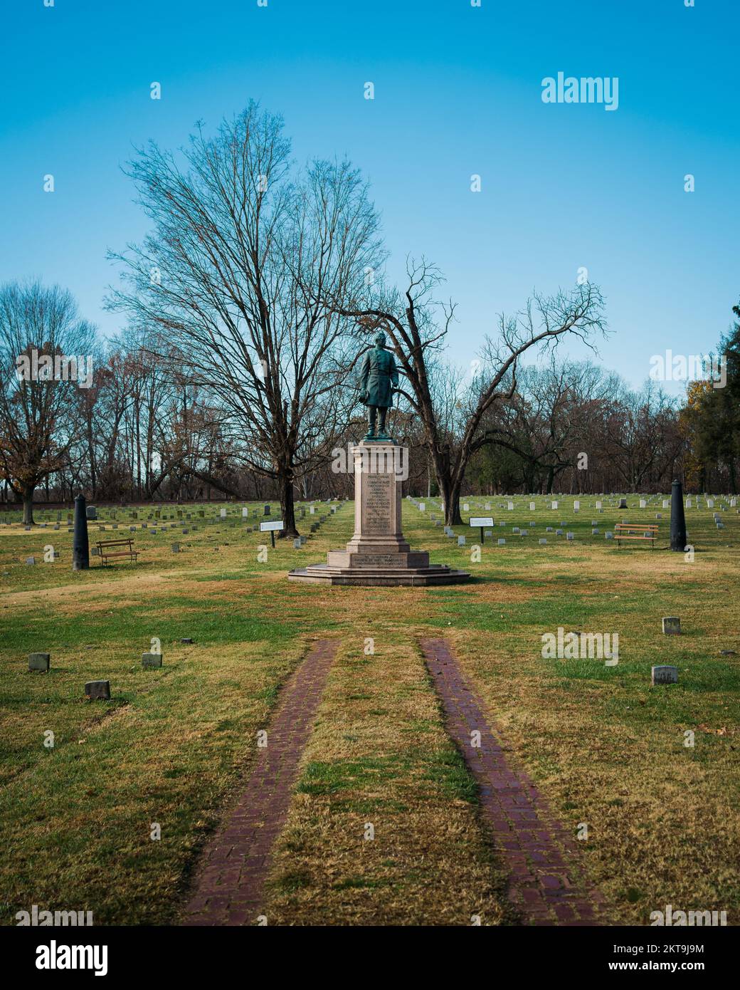 Cimetière national de Fredericksburg, Fredericksburg, Virginie Banque D'Images