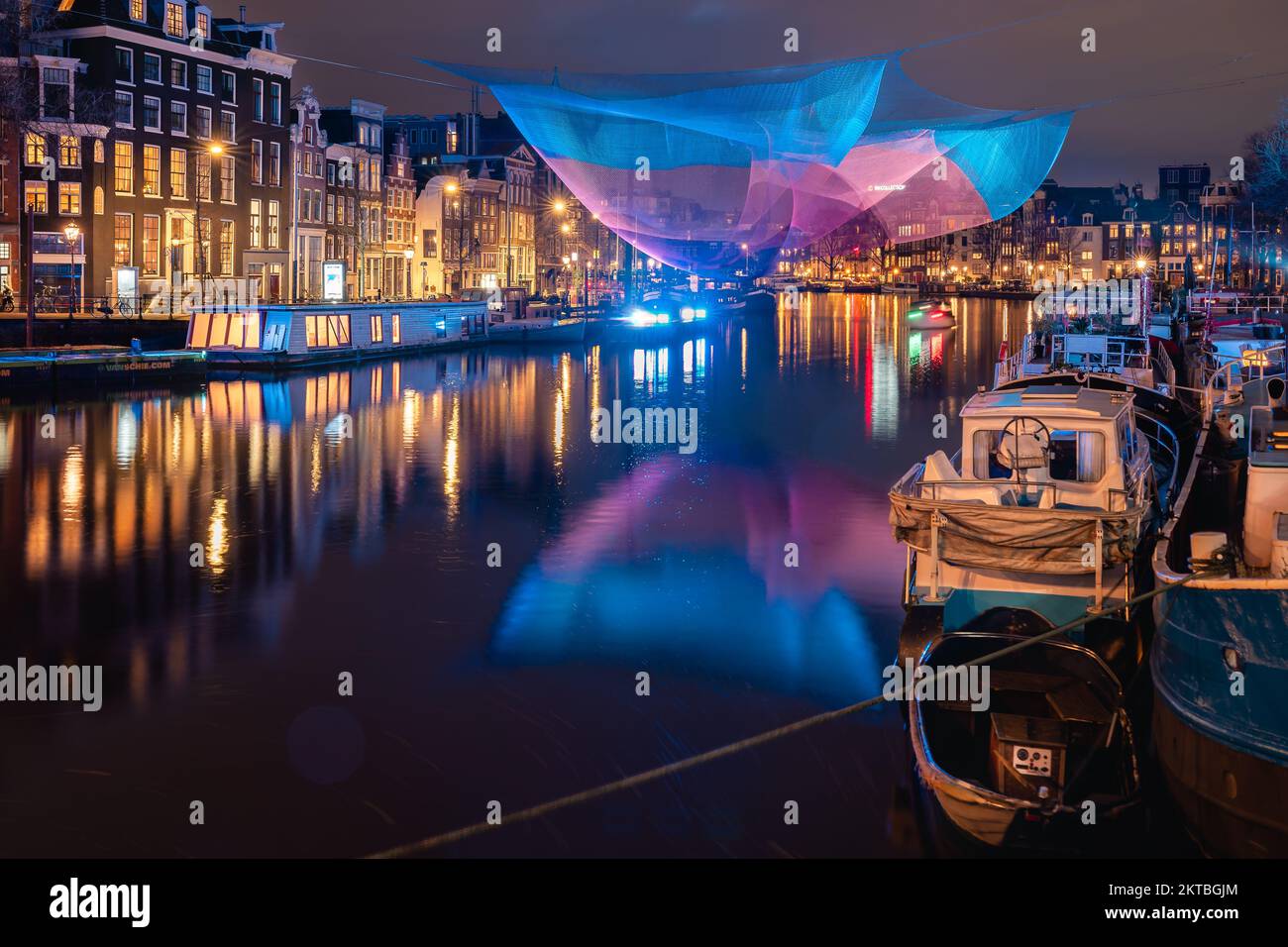 Amsterdam Light Festival pays-Bas Banque D'Images