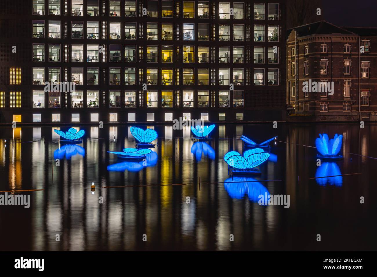 Amsterdam Light Festival pays-Bas Banque D'Images
