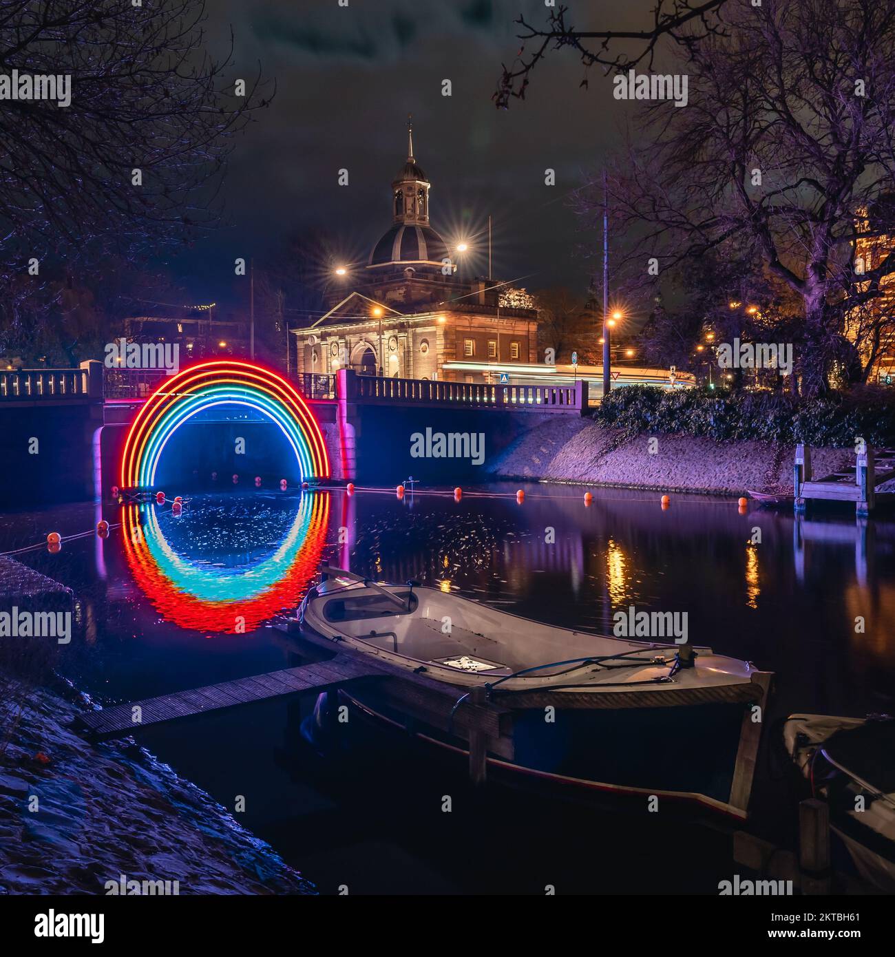 Amsterdam Light Festival pays-Bas Banque D'Images