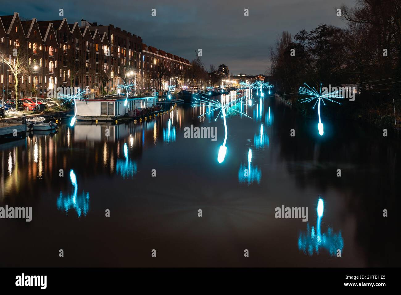 Amsterdam Light Festival pays-Bas Banque D'Images