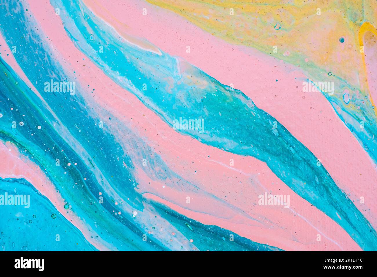 Belle peinture fluide de luxe naturel. Effet marbalisé. Banque D'Images
