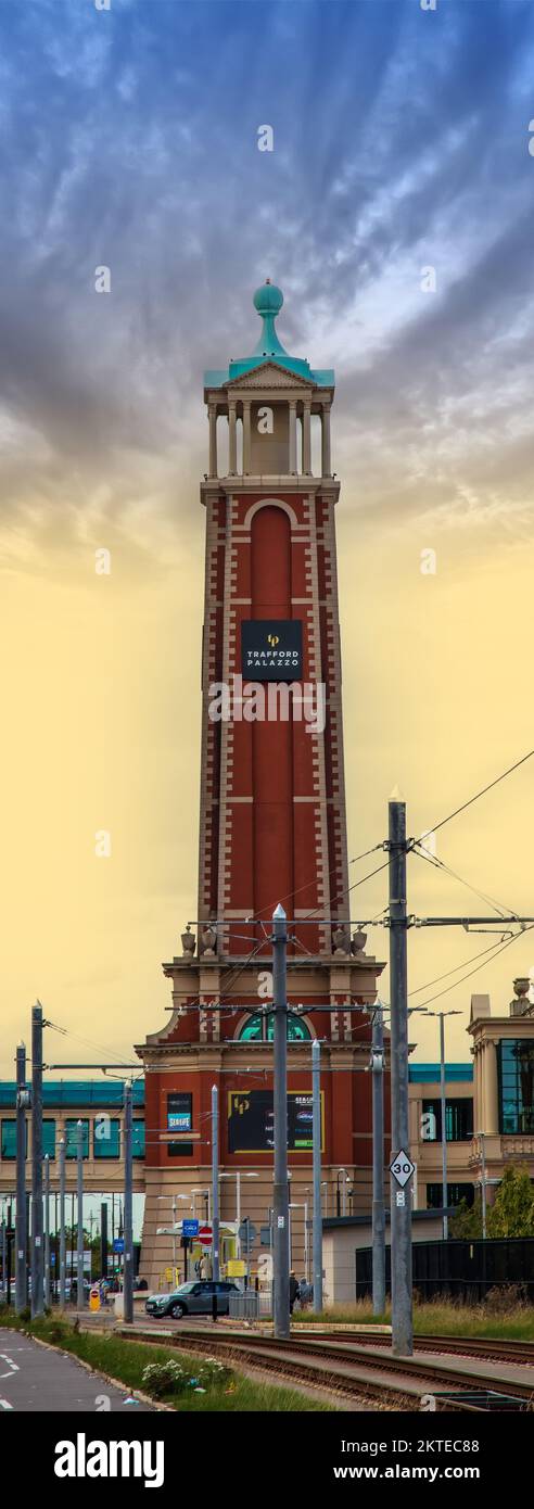 Trafford Palazzo Tower au centre commercial Trafford Centre à Manchester, Angleterre Banque D'Images