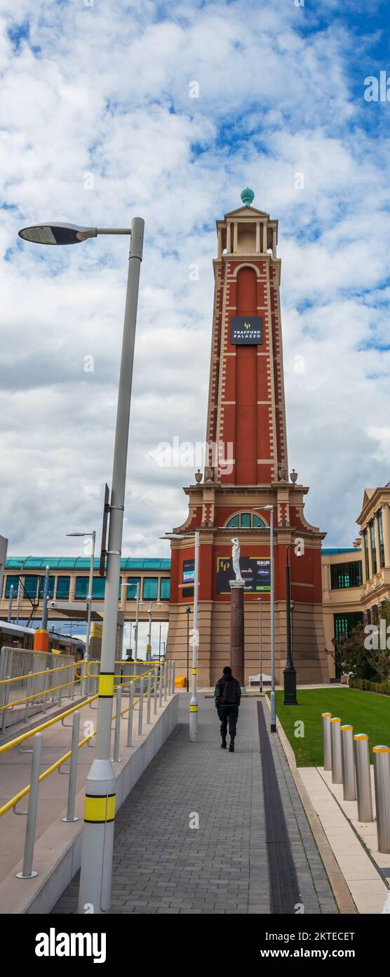Trafford Palazzo Tower au centre commercial Trafford Centre à Manchester, Angleterre Banque D'Images