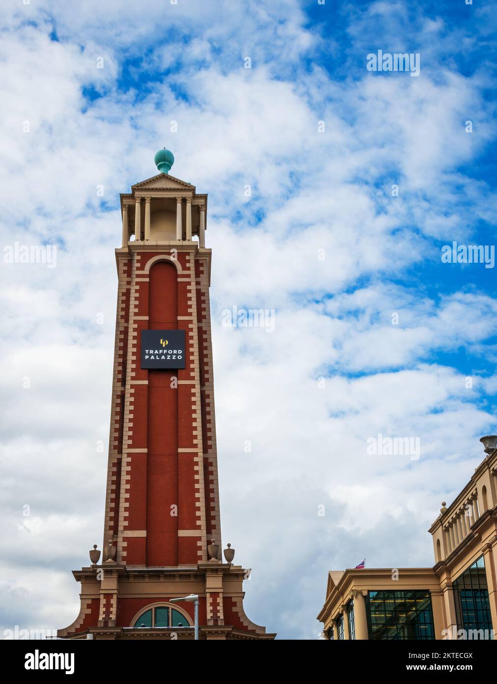 Trafford Palazzo Tower au centre commercial Trafford Centre à Manchester, Angleterre Banque D'Images