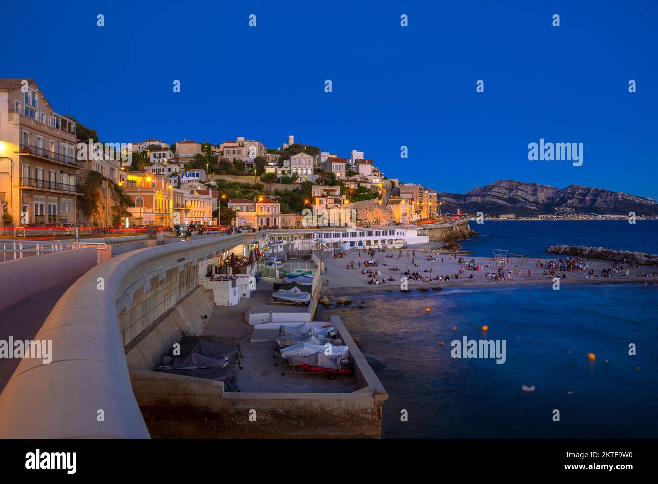 Petit vieux port coloré du Vallon des Auffes, Marseille, France Banque D'Images