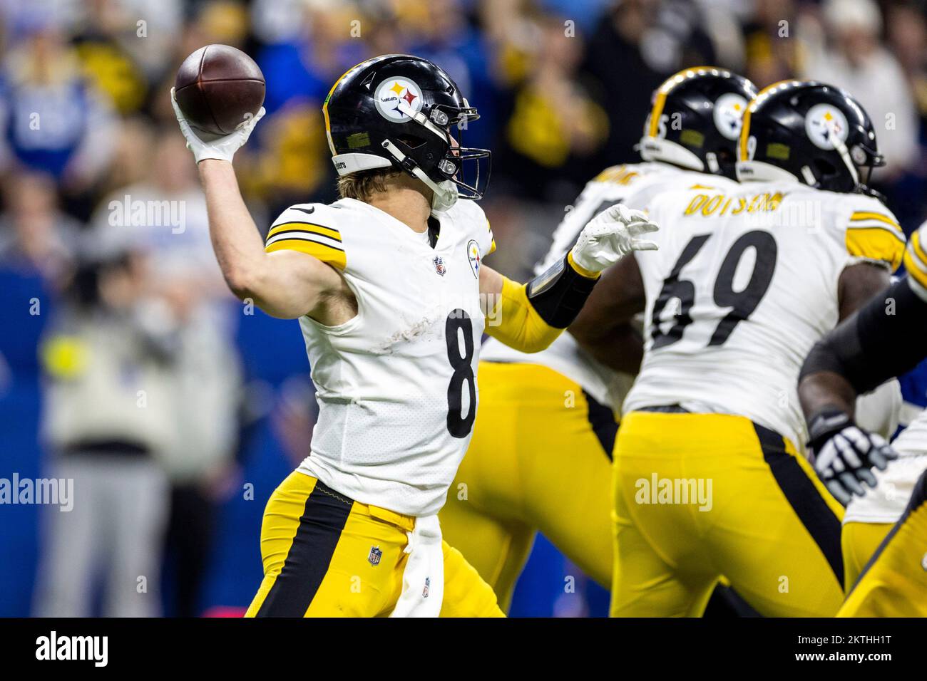 Indianapolis, Indiana, États-Unis. 28th novembre 2022. Lors d'un match NFL à Indianapolis, Indiana. John Mersiits/CSM/Alamy Live News Banque D'Images