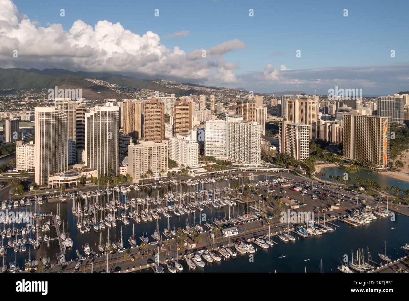 Ala Wai Boar Harbour Banque D'Images