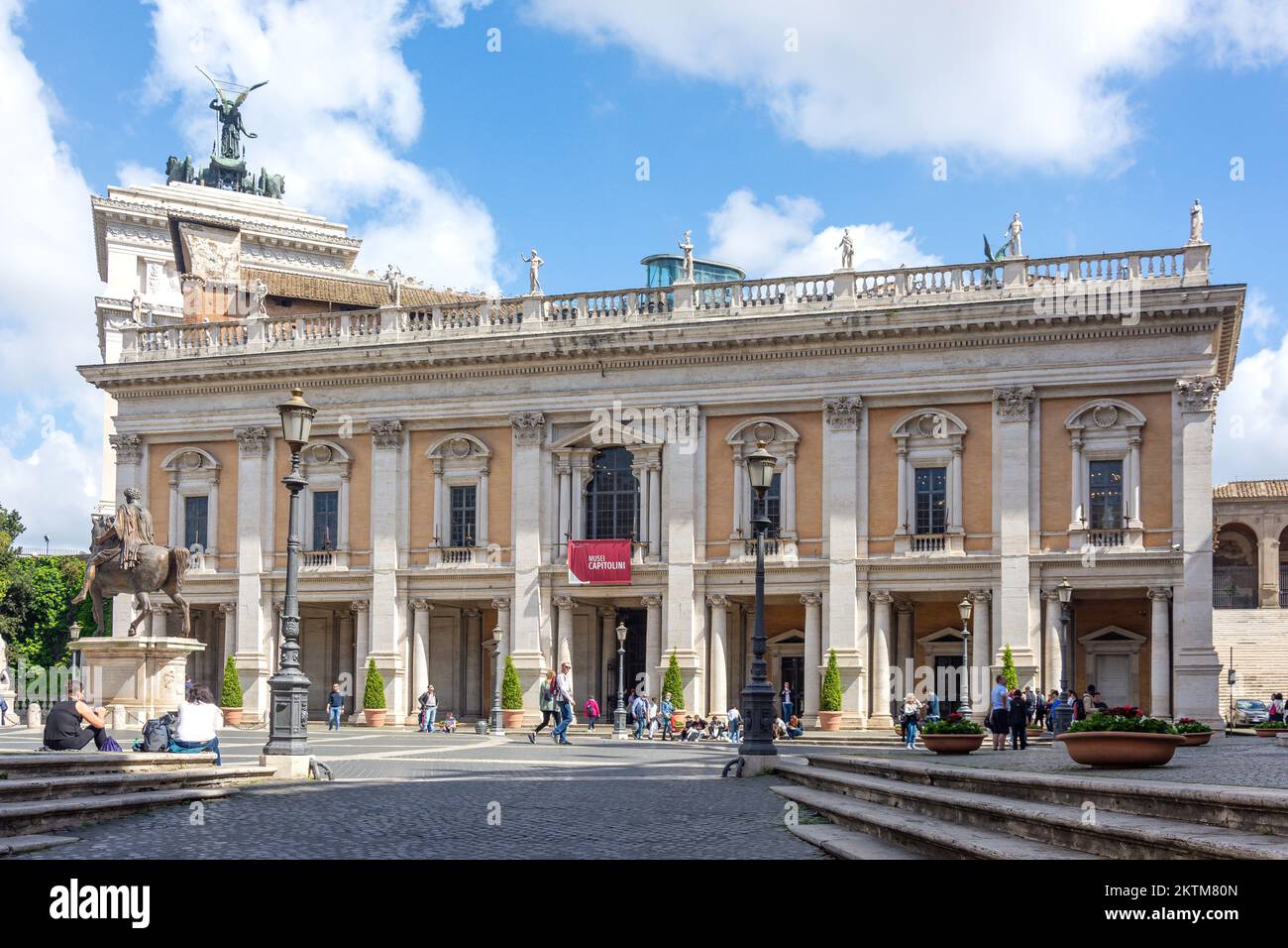 Musées du Capitole (Musei Capitolini), Piazza del Campidoglio, centre de Rome, Rome (Roma), région du Latium, Italie Banque D'Images